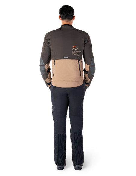Veste Alpinestars AMT-8 Stretch Drystar XF - Marron Kaki