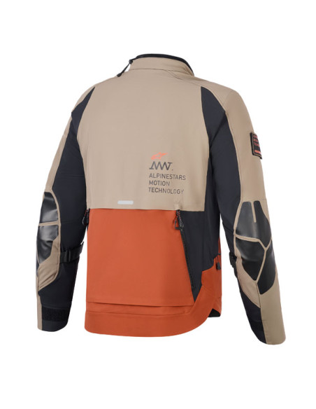 Veste Alpinestars AMT-8 Stretch Drystar XF - Marron Walnut Noir