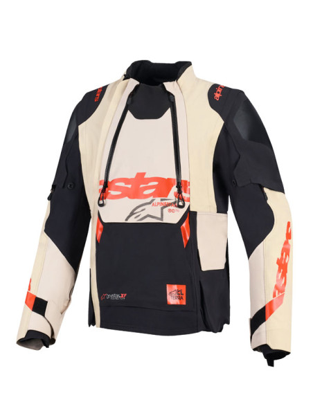 Veste Alpinestars Halo Pro Drystar XF laminée - Beige Noir