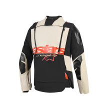 Veste Alpinestars Halo Pro Drystar XF laminée - Beige Noir 2