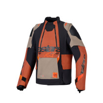 Veste Alpinestars Halo Pro Drystar XF laminée - Marron Walnut Noir