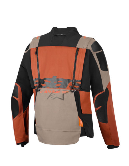 Veste Alpinestars Halo Pro Drystar XF laminée - Marron Walnut Noir