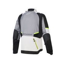Veste Alpinestars Andes V4 Drystar - Gris foncé Bleu Ice Gris Jaune Fluo 2