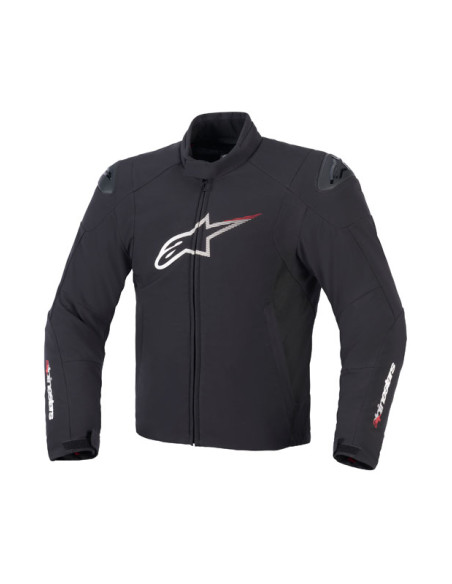 Blouson Alpinestars SMX Waterproof - Noir Blanc Rouge Bright