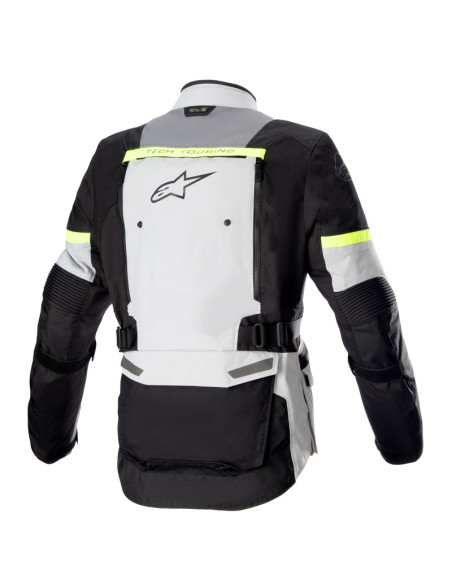 Veste Alpinestars Bogota Pro Drystar - Bleu Ice Gris Jaune Fluo
