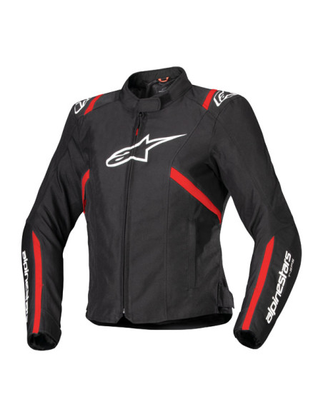 Blouson femme Alpinestars Stella T-SPS V2 Waterproof - Noir Blanc Rouge Fluo