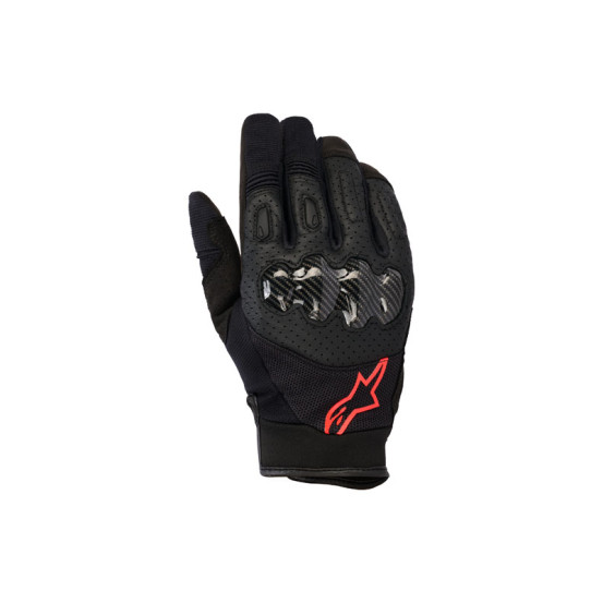 Gants cross Alpinestars Megawatt - Noir Rouge Fluo