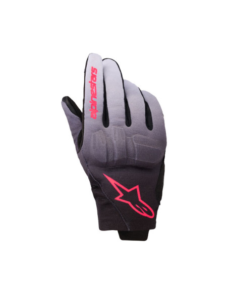 Gants femme Alpinestars Reef V2 - Gris Noir Rose Fluo