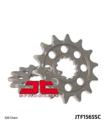 Pignon acier anti-boue JT - Pas 520 - KAWASAKI 450cc