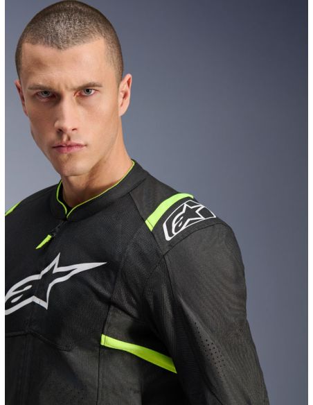 Blouson Alpinestars T-SPS Air V2 - Noir Jaune Fluo