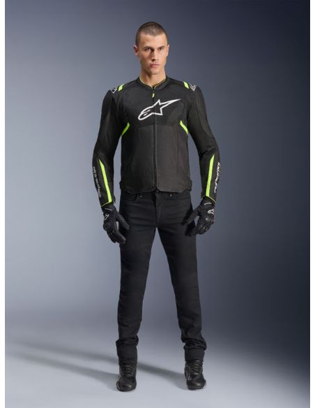 Blouson Alpinestars T-SPS Air V2 - Noir Jaune Fluo