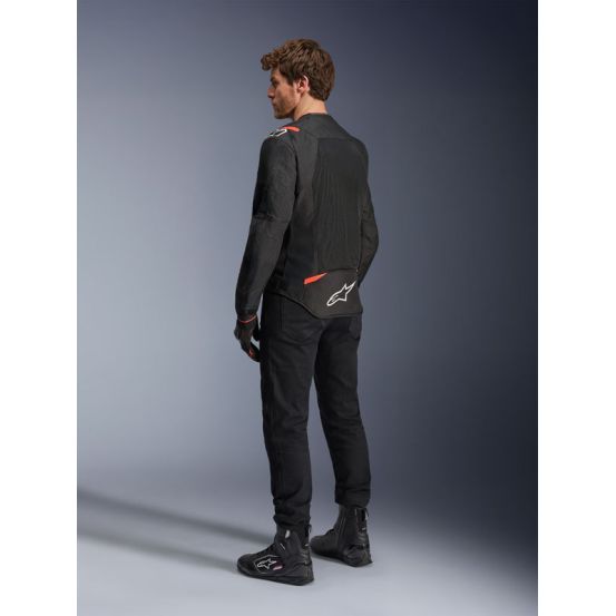 Blouson Alpinestars T-SPS Air V2 - Noir Rouge Fluo