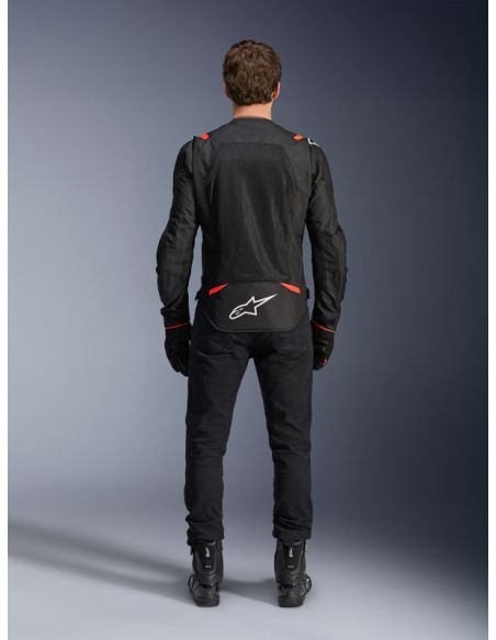 Blouson Alpinestars T-SPS Air V2 - Noir Rouge Fluo
