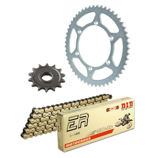 Kit chaine 420 acier DID - Honda 125 MSX 2021-2025