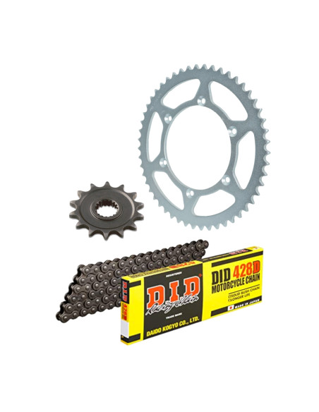 Kit chaine 428 acier DID - Mash 50 Fifty 2018-2024