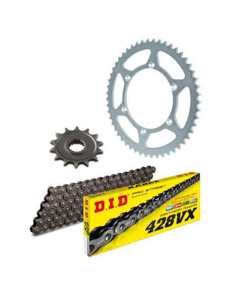 Kit chaine 428 acier DID - Mash 125 Black Seven 2017-2019