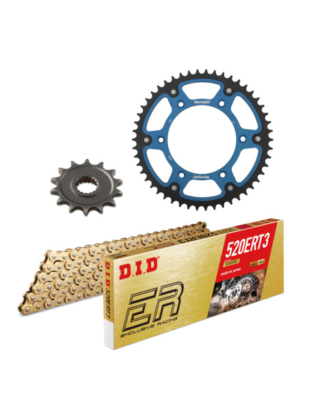 Kit chaine 520 STEALTH DID-SUPERSPROX - Yamaha 250 YZ-F 2014-2026