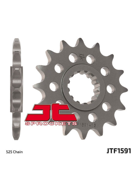 Pignon acier JT - Pas 525 - YAMAHA 800 / 900cc