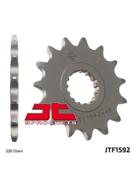 Pignon acier JT - Pas 520 - YAMAHA 450 YFZ R / 700 YFM R Raptor
