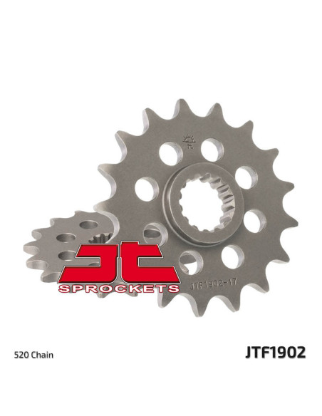 Pignon acier JT - Pas 520 - KTM 350 à 690cc