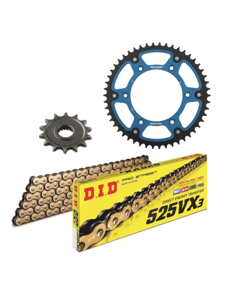 Kit chaine 525 STEALTH DID-SUPERSPROX - Suzuki 800 GSX-8R 2024-2025