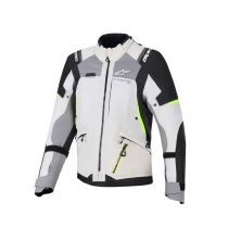 Veste Alpinestars Stella Andes V4 Drystar - Gris Bleu Ice Jaune fluo