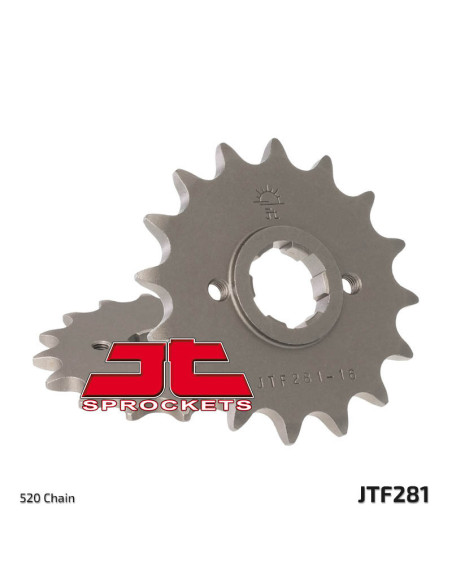 Pignon acier JT - Pas 520 - HONDA 250 / 500 / 600cc