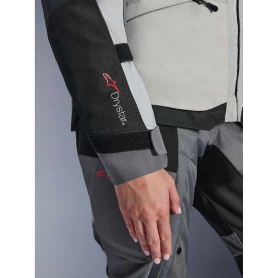 Veste Alpinestars Stella Andes V4 Drystar - Gris Bleu Ice Jaune fluo