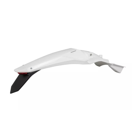 Garde boue Arrière Enduro - Blanc - UFO Kawasaki 450 KX-F 2024-2026 / 250 KX-F 2025-2026