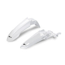 Kit Gardes boues Avant + Arrière - Blanc - UFO Yamaha 450 YZ-F 2026