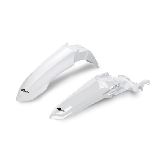 Kit Gardes boues Avant + Arrière - Blanc - UFO Yamaha 450 YZ-F 2026
