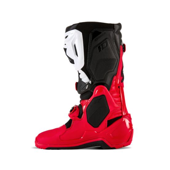Bottes cross Alpinestars Tech 10 Enduro - Rouge Noir Blanc