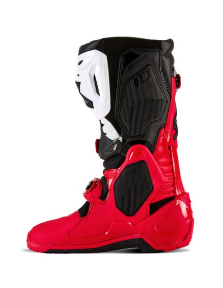 Bottes cross Alpinestars Tech 10 Enduro - Rouge Noir Blanc