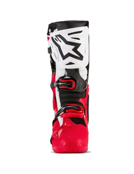 Bottes cross Alpinestars Tech 10 Enduro - Rouge Noir Blanc