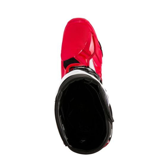 Bottes cross Alpinestars Tech 10 Enduro - Rouge Noir Blanc