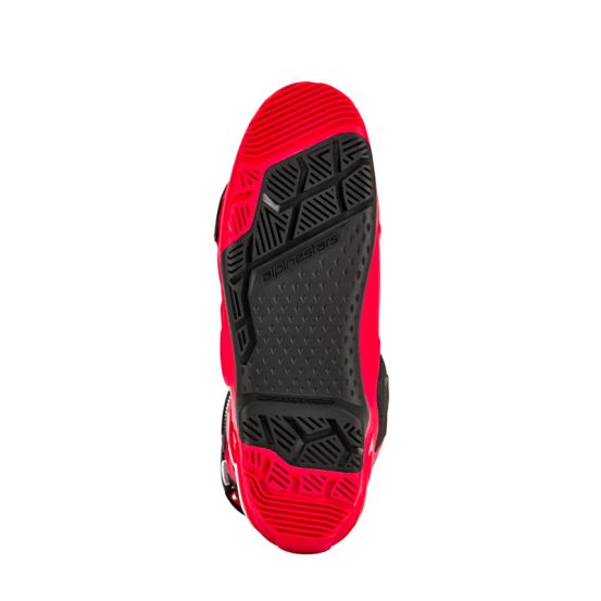 Bottes cross Alpinestars Tech 10 Enduro - Rouge Noir Blanc