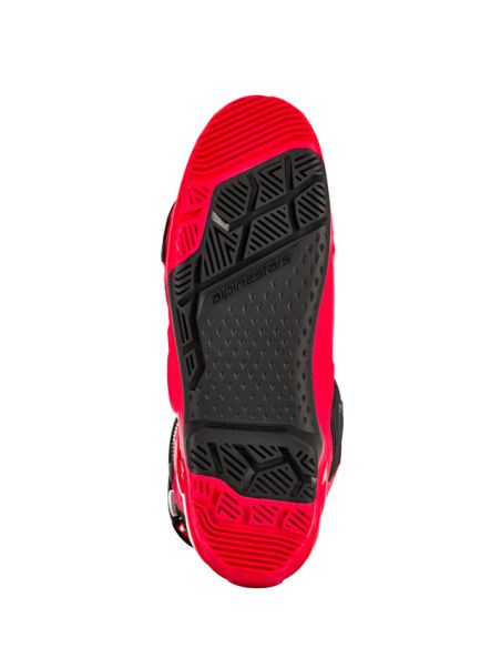 Bottes cross Alpinestars Tech 10 Enduro - Rouge Noir Blanc