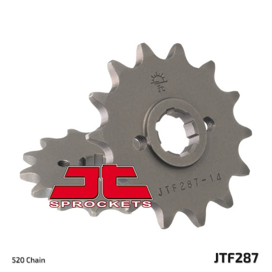 Pignon acier JT - Pas 520 - HONDA 250 / 350cc