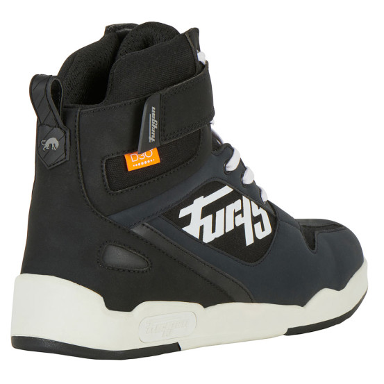 Baskets Furygan GET DOWN D3O - Noir Blanc