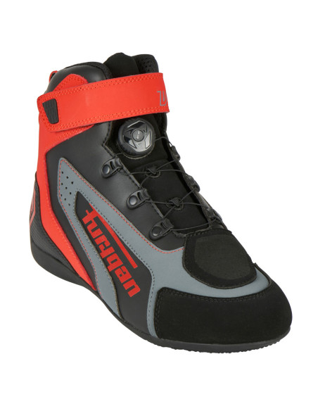 Baskets Furygan V4 EASY D3O - Noir Rouge