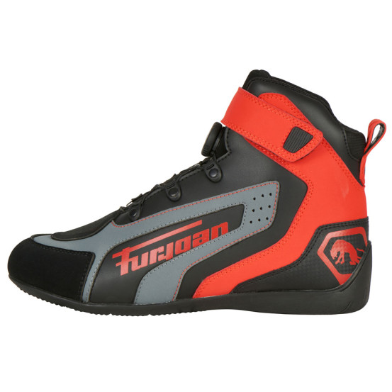 Baskets Furygan V4 EASY D3O - Noir Rouge