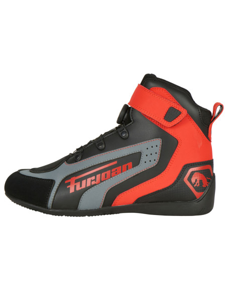Baskets Furygan V4 EASY D3O - Noir Rouge