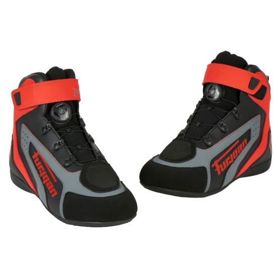 Baskets Furygan V4 EASY D3O - Noir Rouge