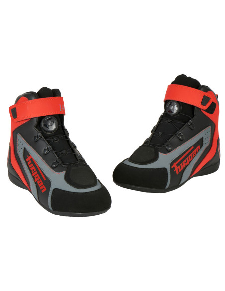 Baskets Furygan V4 EASY D3O - Noir Rouge