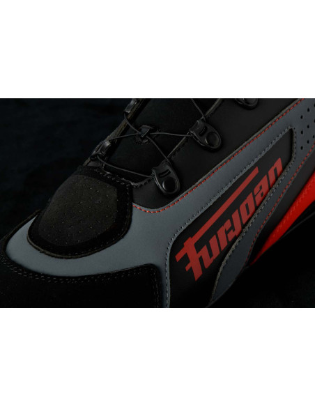 Baskets Furygan V4 EASY D3O - Noir Rouge