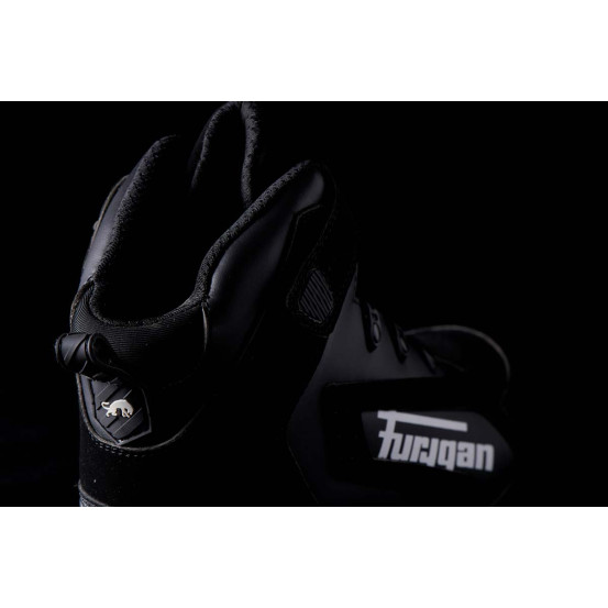 Baskets Furygan V4 EASY D3O - Noir Blanc