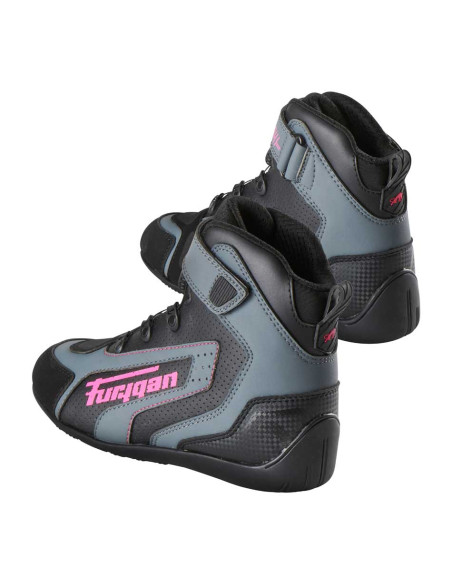Baskets Femme Furygan V4 EASY D3O VENTED LADY - Noir Rose