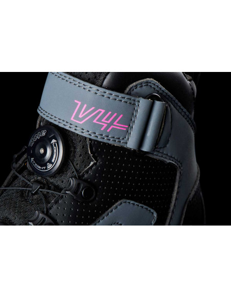 Baskets Femme Furygan V4 EASY D3O VENTED LADY - Noir Rose