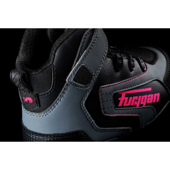 Baskets Femme Furygan V4 EASY D3O VENTED LADY - Noir Rose