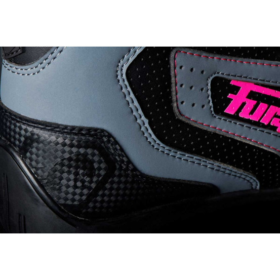 Baskets Femme Furygan V4 EASY D3O VENTED LADY - Noir Rose